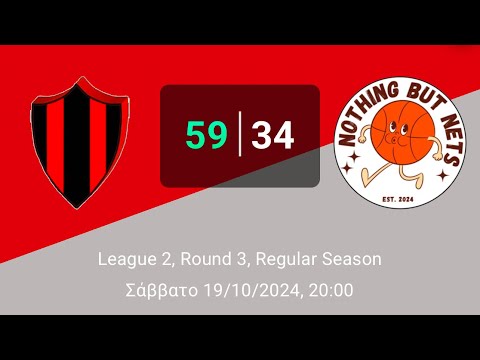 Pagratians 59-34 Nothing but Nets - (Round3-League2-19/10/2024)