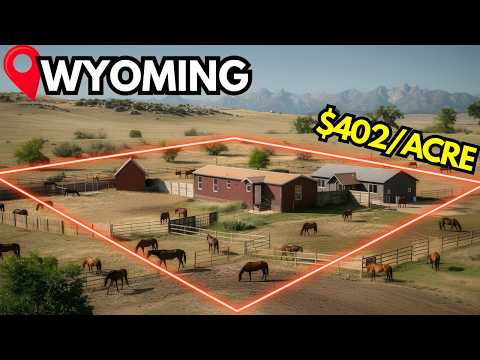 15 Dirt-Cheap RANCHES on Sale in Wyoming! (Massive Acreage)