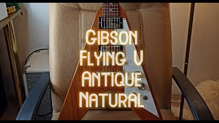 Video thumbnail for Gibson Flying V Antique Natural by Gizmo Music