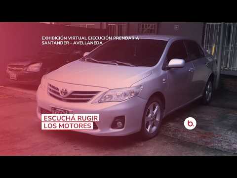 Exhibición Virtual - Subasta Ejecución Prendaria  #santander #avellaneda