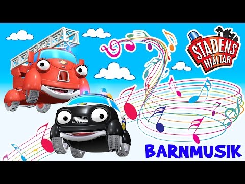 Barnmusik - Sången om Palle Polisbil och Bella Brandbil - Stadens Hjältar