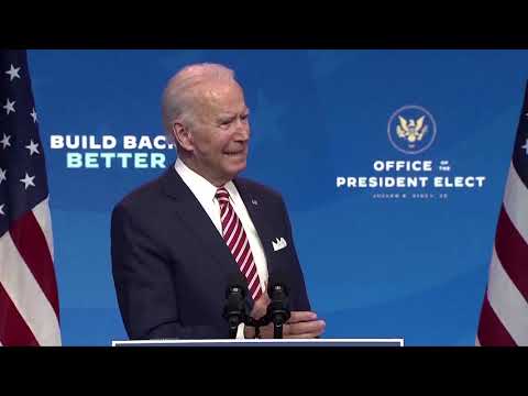 拜登說，如果特朗普阻止COVID計劃，更多的 "可能會死"。 (More 'may die' if Trump blocks COVID plans, says Biden)