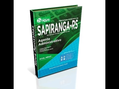 Apostila Concurso Sapiranga 2015 - Agente Administrativo