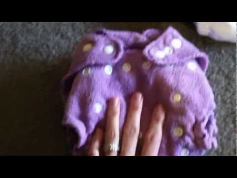 Imagine OS Bamboo fitted and AIO cloth diaper review