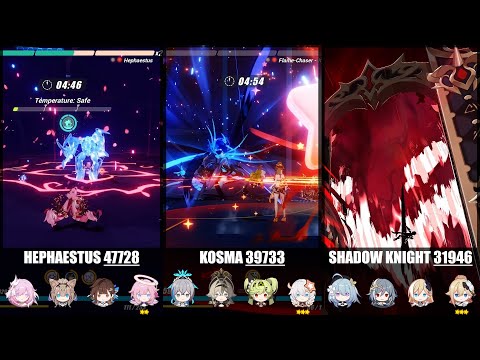 Honkai Impact 3rd : EX Memorial Arena - Hephaestus, Kosma, SK