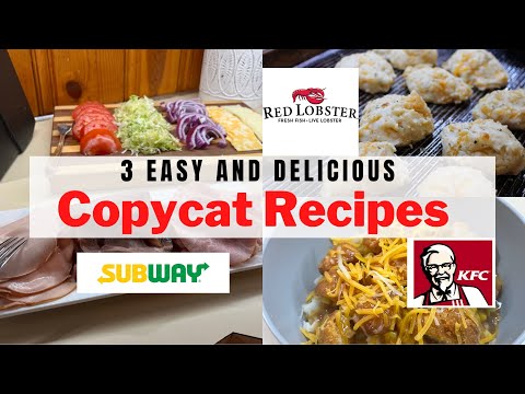 3 EASY COPYCAT RECIPES || FAST FOOD FAVORITES AT HOME || CHEAPER TO MAKE AT HOME