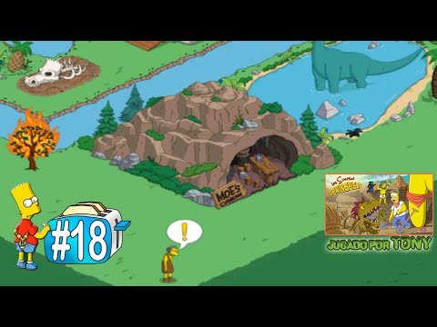 Los Simpson Springfield "Tostadora viajera, Cap. 18 - Las misiones de Moe cavernícola" por Tony