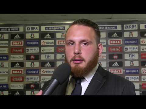 6 Nations 2017-ITAvWAl: intervista post-partita ad Andrea Lovotti