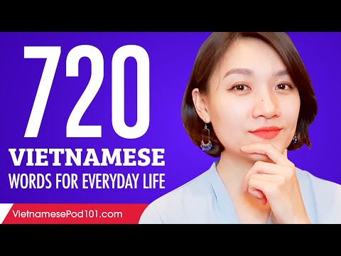 720 Vietnamese Words for Everyday Life - Basic Vocabulary #36