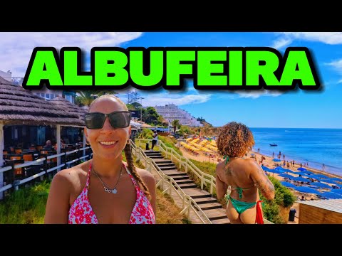 Albufeira Walk To The Beach New Town Portugal Summer 2025