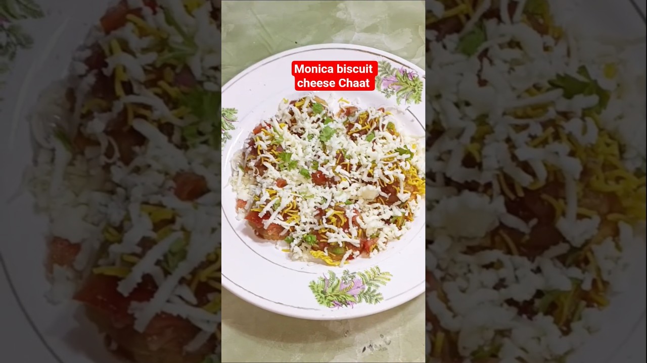 Monaco biscuit cheese chaat#recipe#starter food#homemade starter#explore india#Monaco#@akilabloch206