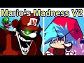 Friday Night Funkin' VS Mario's Madness V2 FULL WEEK + Cutscenes (FNF Mod) (Mario 85'/MX/Mario.EXE)
