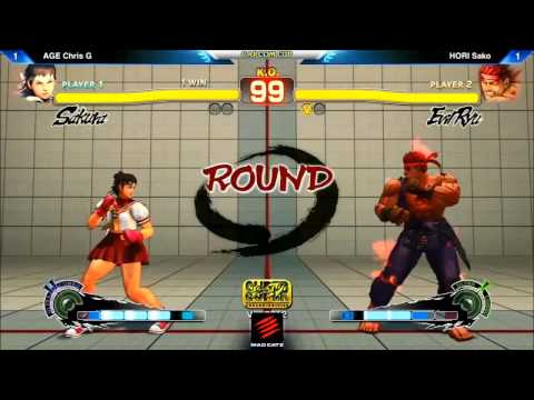 SSF4AE AGE Chris G vs HORI Sako - Capcom-Cup 2013