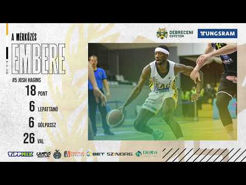 DEAC-Tungsram - Falco KC Szombathely mérkőzés legjobbja: Josh Hagins