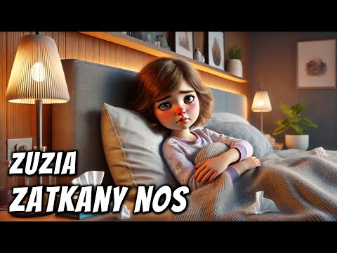 Zuzia i zatkany nos- Bajka do słuchania na dobranoc - okładka bajki audio