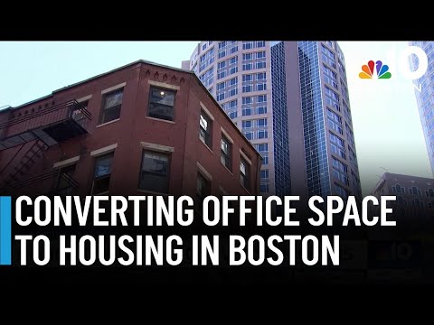 Former office space in Boston turned into apartments