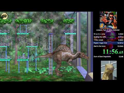 Jurassic Park III: Dino Defender (Low%) in 13:10 [WR]