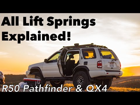 MORE R50 Pathfinder/QX4 Lift Spring Options! Dobinson, Ironman4x4, TMJ, and King Lift Springs