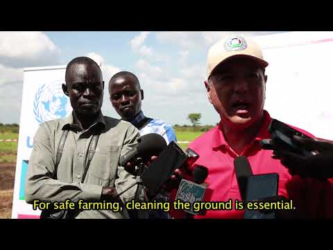 FIELD SITE VISIT FOR UNMAS MINE ACTION PROJECT FUNDED BY JAPAN