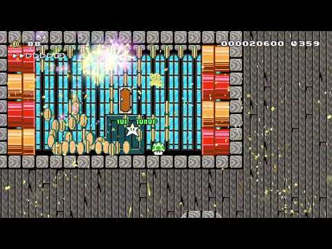 ★☆ Swinging Claw Jump ☆★ by ´ ∀` Mango♪ 🍄 Super Mario Maker 2 ✹Switch✹ #bgy