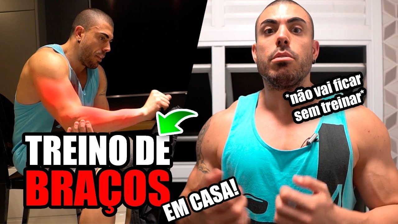 Treino de braços em casa