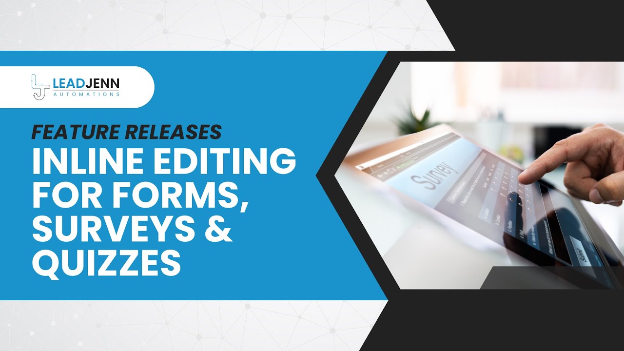 Create Forms Quickly with Amazing Inline Editing Features