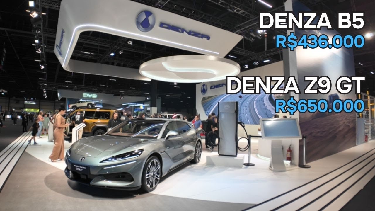 Denza B5 e Z9 GT: marca de luxo da BYD no Brasil com preços de R$ 436 mil a R$ 800 mil em 2026