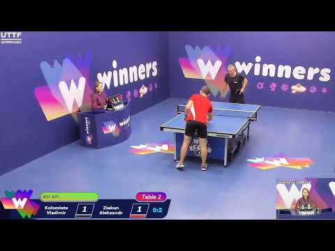 WINners CUP table 2  24.10  Kolomiets Vladimir - Ziakun Aleksandr 11:15