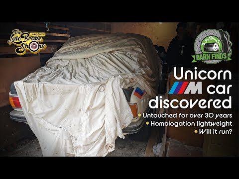 Barn Find rare 80s BMW M Sport survivor car untouched for 30 years - will it run?
