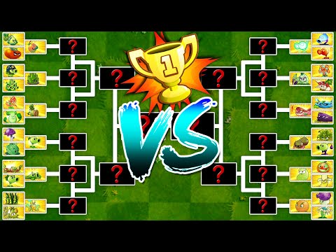 PVZ 2 BIG Tournament - Who Will Win? - Plant vs Plant Challenge
