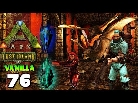 CAVERNA DO LABIRINTO PEGANDO 2 ARTEFATOS!!! ARK: LOST ISLAND (VANILLA) 76