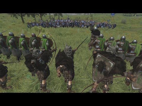VIKING SHIELD WALL + ARCHER TACTIC  - Mount & Blade 2 BANNERLORD