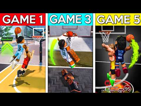 Getting CONTACT Dunks In EVERY Roblox Basketball Game as JA Morant
