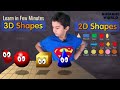 2D And 3D Shapes 3D Shapes Real World Shapes Sides And Vertices Solid And Plane Shapes