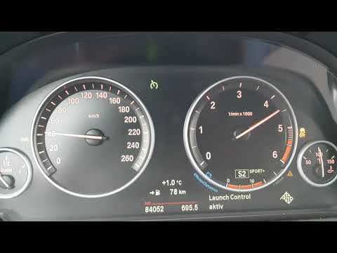 BMW F11 535d xDrive Touring Launch Control Acceleration 0-100 km/h (0-60 mph) F10