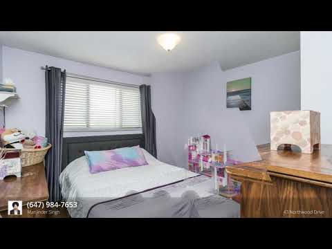 Home for sale at 43 Northwood Drive, Brampton, ON L6X 2L4