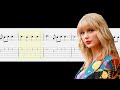 Taylor Swift - Cornelia Street - Guitar Tabs Tutorial With Sheets