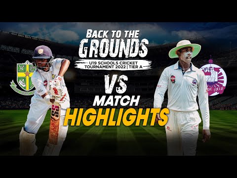 HIGHLIGHTS –St. Sebastian's College v St. Anthony's College - U19 Cricket Tournament 2022 | Tier A