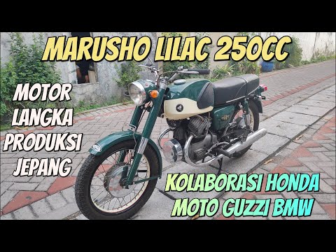 Marusho Lilac : Kolaborasi Moto guzzi BMW Honda | Motor produksi Jepang yang Langka