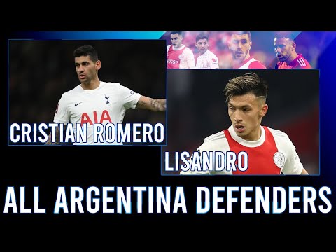ARGENTINA ALL DEFENDERS FOR FINALISSIMA VS. ITALY! CRISTIAN ROMERO, MARCOS SENESI, LISANDRO MARTINEZ