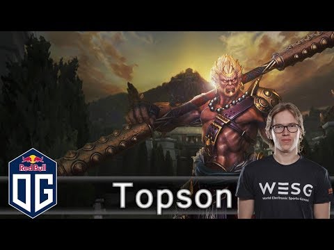 OG.Topson Monkey King Gameplay - Ranked Match - OG Dota 2.