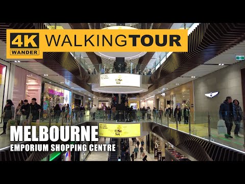 Emporium Shopping Centre Walking Tour in Melbourne, Australia (4K 60fps)