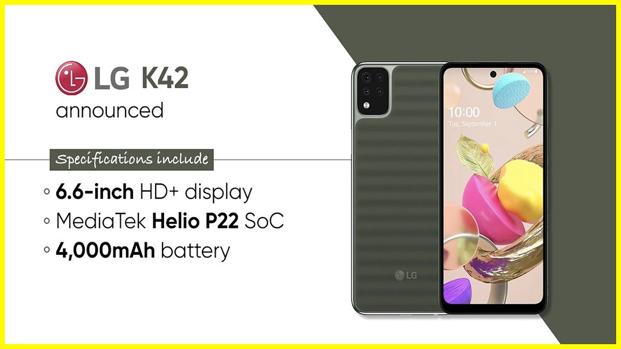 LG launches New Smartphone K42 in India With 2-yr Warranty & One Time Screen Replacement | Hybiz