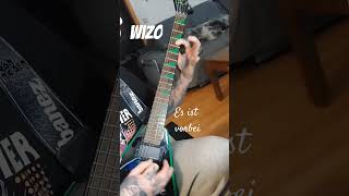 Full Song on my Channel  Wizo - Es ist vorbei Solo &amp; Outro #guitarcover #wizo #solo