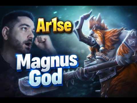 Ar1se Best Magnus Hard Games Big Plays Dota 2 Highlights !!