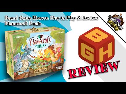 Board Game Heaven How To Play & Review 278: Flamecraft Duals