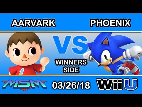 MSM 139 - BSD | Aarvark (Villager) Vs. Phoenix (Sonic) Winners Side - Smash 4