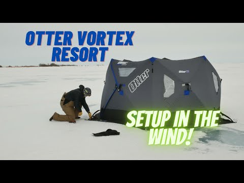 Otter Vortex Resort Setup in the wind!! Plus Review.