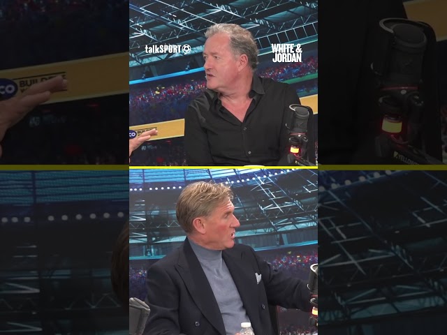 Piers Morgan vs Simon Jordan on whether Simon is 'in the media' 😤#football
