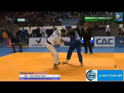 European Judo Championhips U20 Lommel 2011 Final -90kg PALTCHIK (ISR)-KHALMURZAEV (RUS)